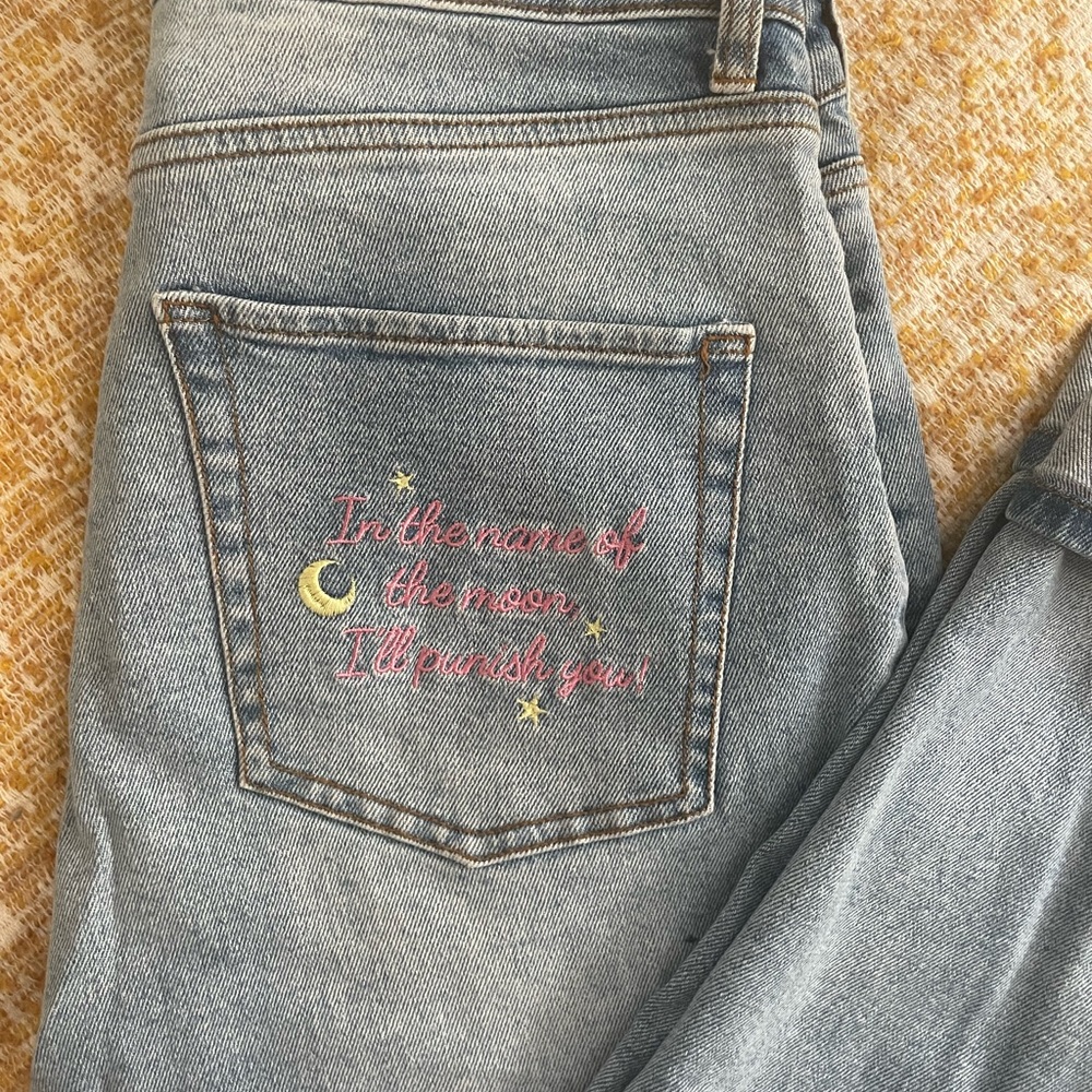 Sailor Moon High Rise Mom Jeans